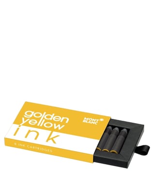 Buy Montblanc Golden Yellow Ink Cartridge for Gifting Novelty Online Tata CLiQ Luxury