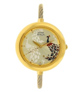 Titan raga ladies sales gold watches