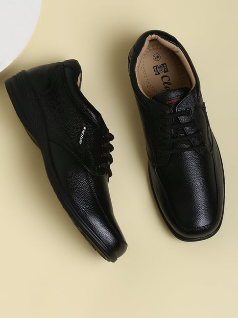 Patent-leather Derby shoes