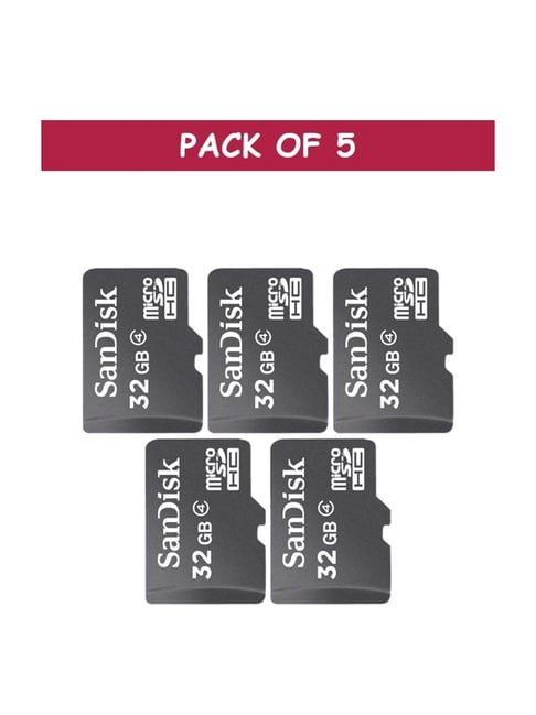 Buy SanDisk SDSDQM-032G-B35A 32 GB Memory Card (Black) Pack of