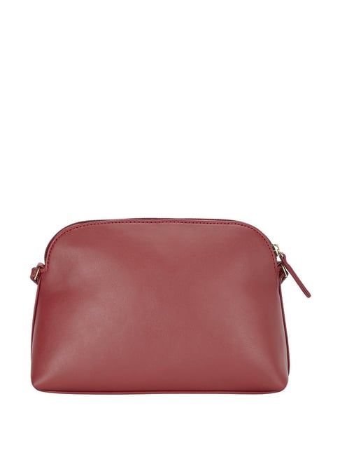 Buy Lavie Moritz Maroon Solid Sling Handbag For Women At Best Price ...