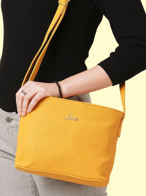 Lavie yellow cheap sling bags