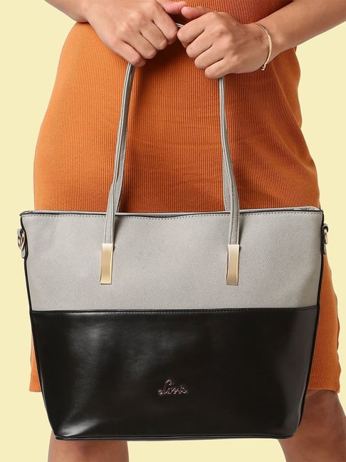 The Ethereal | Color Block Leather Handbag for Women | Multicolor Purse