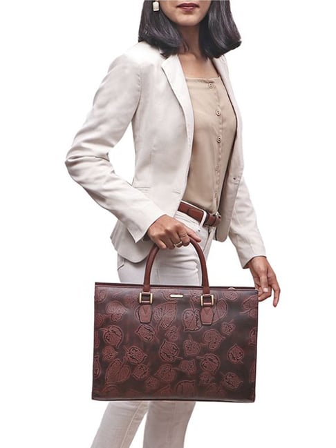 hidesign Brown Kester Leather Handbag-picture-26