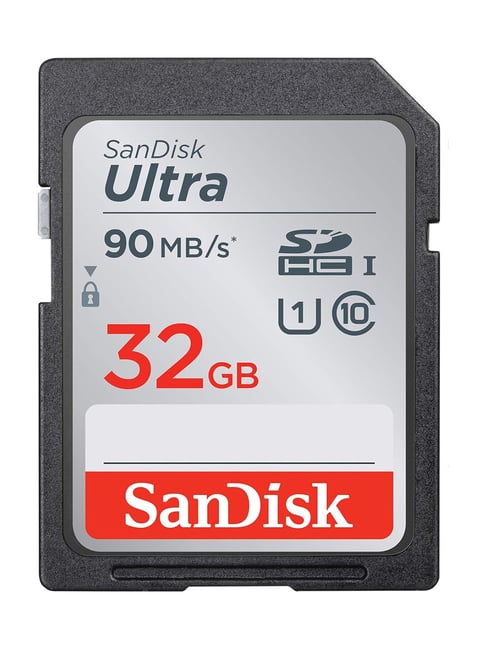 SanDisk Ultra SDSDUNR-032G-GN6IN 32GB SDHC UHS-I Class 10 SD Memory Card (Black)