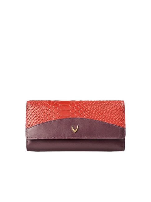Buy Hidesign Women Burgundy Leather Wallet Online at Best Prices in India -  JioMart.