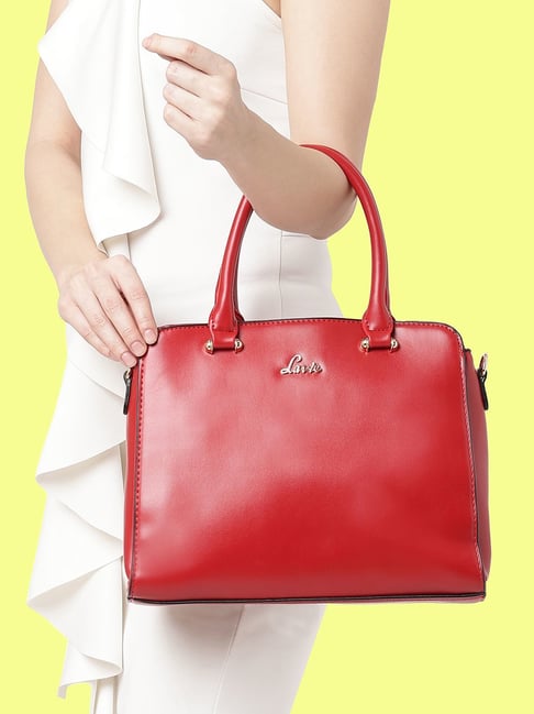 Buy Lavie Red Solid Medium Handbag For Women At Best Price Tata CLiQ