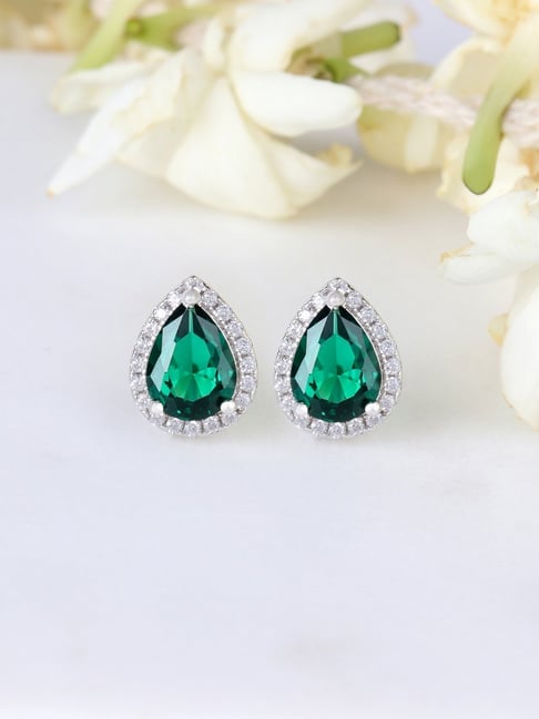 Astra Opal Emerald Earrings– Rosedale Jewelry