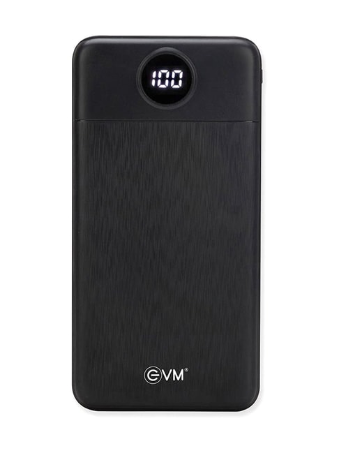 EVM EnMove Power Bank 10,000mAh with Micro USB Cable (Black)