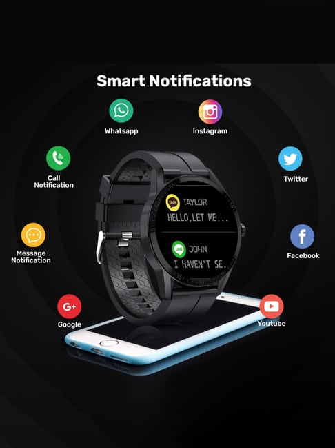 Buy Fire-Boltt Talk Bluetooth Calling Smartwatch (Black) Online At Best ...