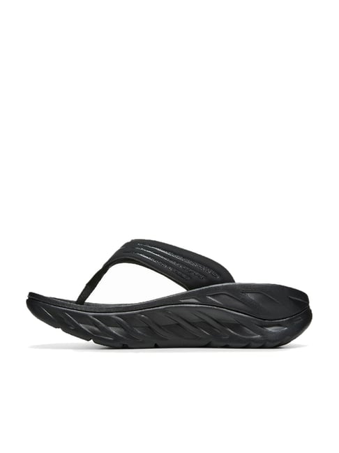 Buy Hoka Men s ORA RECOVERY Black Flip Flops for Men at Best Price