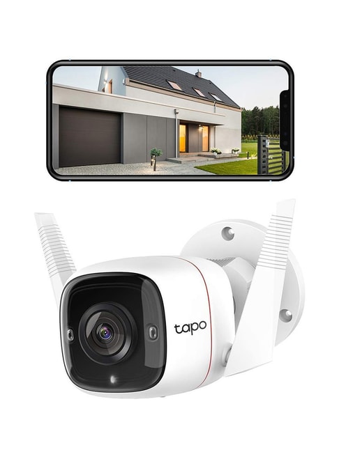 TP-LINK Tapo C310 3MP 1296p Outdoor Wi-Fi Security Camera (White)