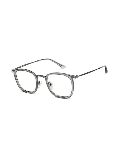 Lenskart Blu LB E13529 Light Grey Full Rim Square Computer Glasses