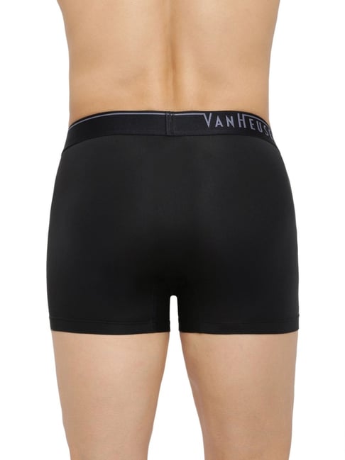 Van Heusen Innerwear Black Regular Fit Trunks