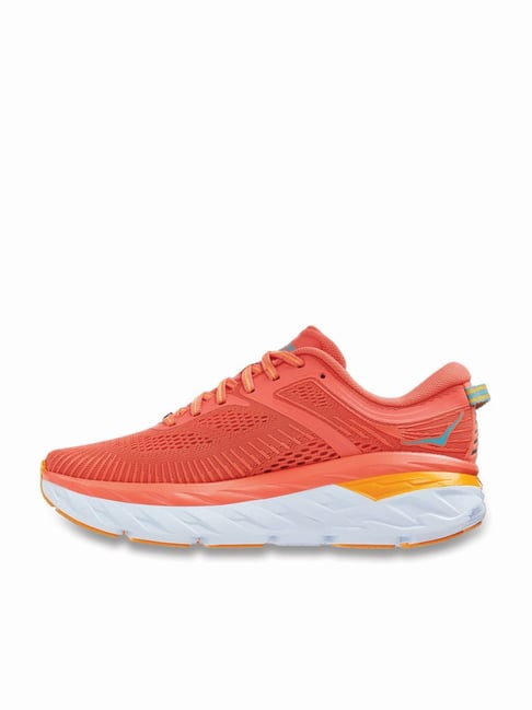 Buy Hoka Women's Bondi Camellia Orange Running Shoes for Women