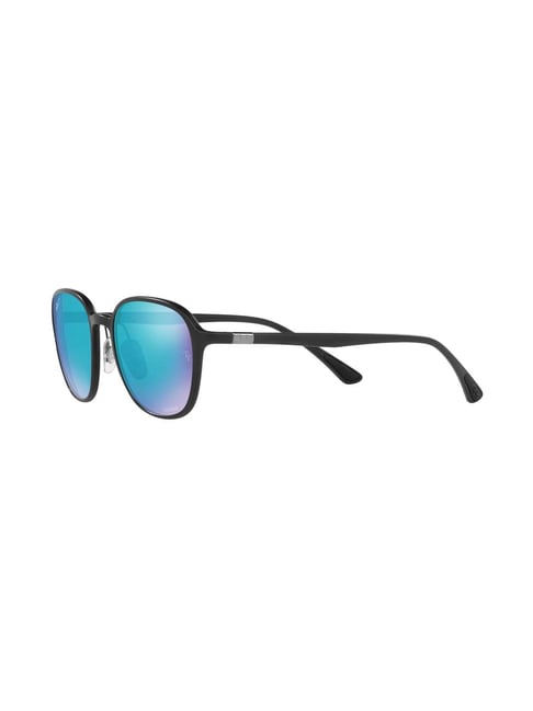 Blue Heart-shaped Rimless Blocky Sunglasses – LOVELIKE