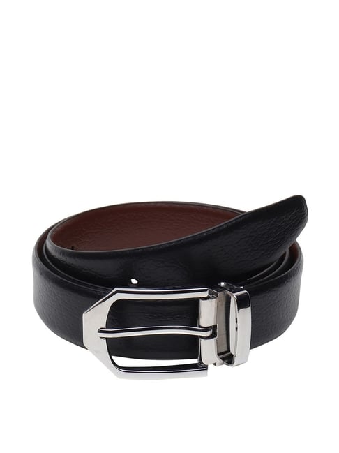 Buy Teakwood Leathers Black Leather Waist Belt for Men For Men At