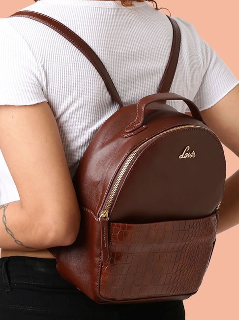 Lavie Brown PU Medium Backpack