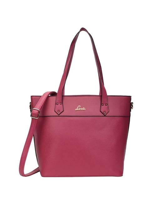 Lavie pink solid shoulder on sale bag