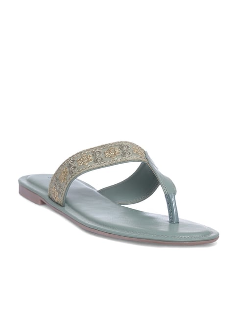 Wild Pair Womens Sari Stretch Slip-On Thong Sandals - Walmart.com