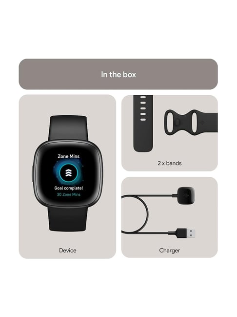 Fitbit watch hot sale black