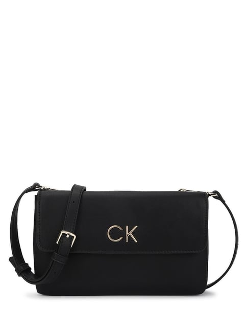 CALVIN KLEIN JEANS Black Large Cross Body Bag