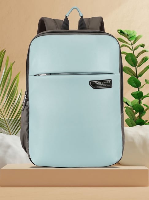 Buy LAVIE SPORT Grey Medium Laptop Backpack Online At Best Price