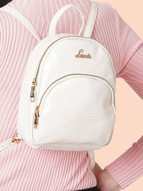 Lavie Pink Synthetic Small Backpack