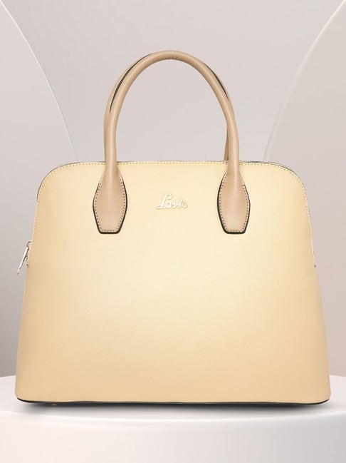 Buy Lavie Beige Solid Large Handbag Online At Best Price Tata CLiQ