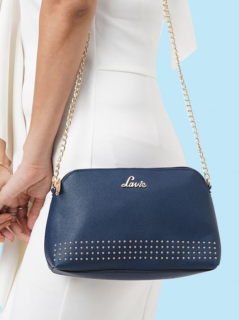 Buy Lavie Tan Textured Small Sling Handbag Online At Best Price @ Tata CLiQ