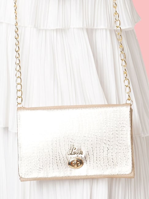 Lavie golden handbag online