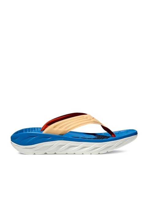 Hoka Men s M ORA RECOVERY FLIP Yellow Flip Flops