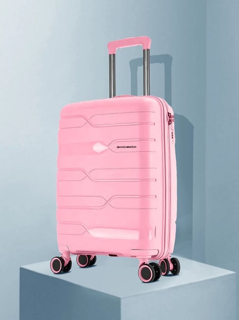 Pink best sale trolly bag