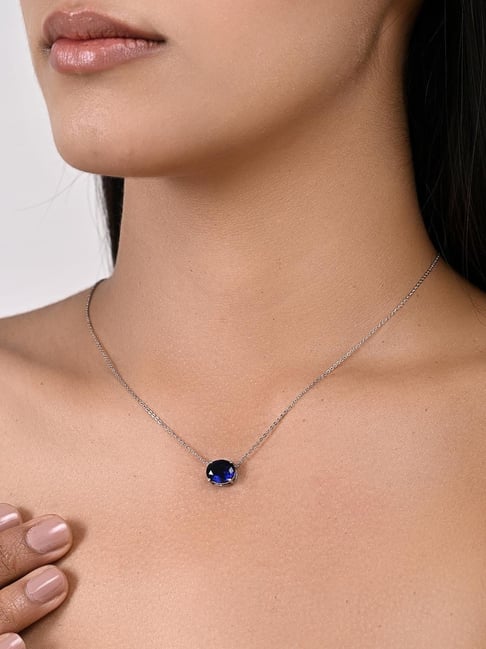 Vintage 1970s 14k Gold and Blue Enamel Heart Pendant Necklace – ALEXIS  BITTAR