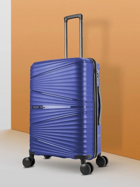 Buy Nasher Miles Mumbai Navy Blue 20 inch Trolley Bag Online At