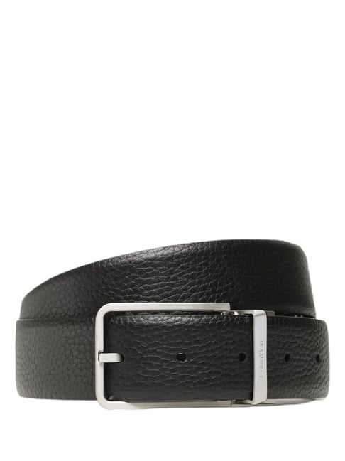Calvin Klein Jeans Black Slim Reversible Belt