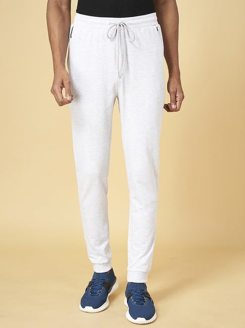 Ajile by Pantaloons Grey Melange Slim Fit Joggers