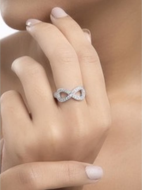 Order 925 SILVER INFINITY RING Online From Sureshchand Dalichand Solanki  (SDS JEWELLERS),Pune