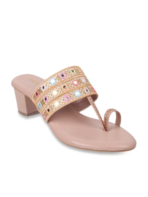 Buy Women Gun-Metal Ethnic Sandals Online | Walkway Shoes