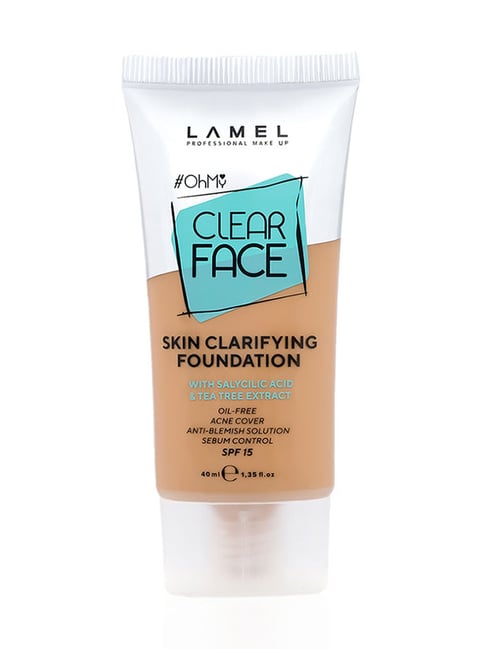 Lamel Oh my Clear Face Foundation SPF 15 406 Sand - 40 ml-picture-20