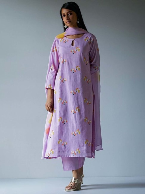 Ganga Dalia C1312 - Premium Bemberg Silk Printed With Handwork Suit | Silk  printing, Silk, Fashion