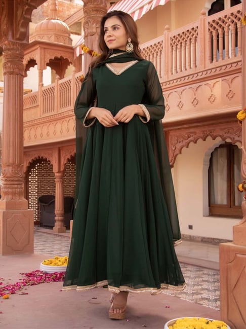 Georgette anarkali hot sale suits online