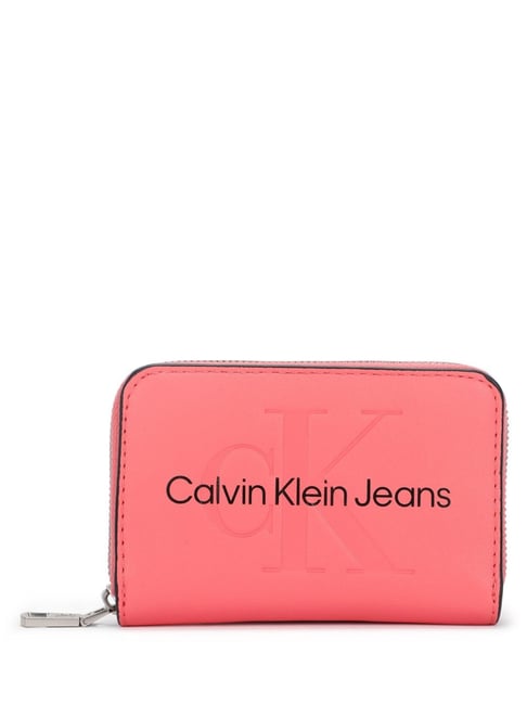 Calvin Klein wallet women K60K610774BAX Ck Black coin pocket pursue | eBay