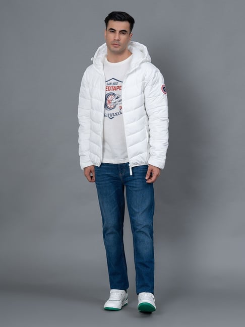 Red Tape Half Jacket Padded Jacket Red Tape Jackets White Red Tape