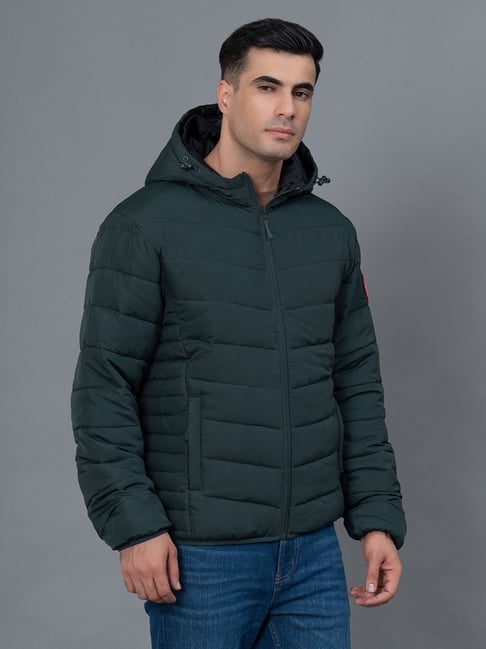 Buy Red Tape Men Blue Solid Padded Jacket - Jackets for Men 15766200 |  Myntra