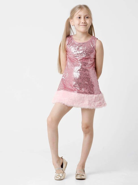Kate Oscar Kids Pink Embellished Dress