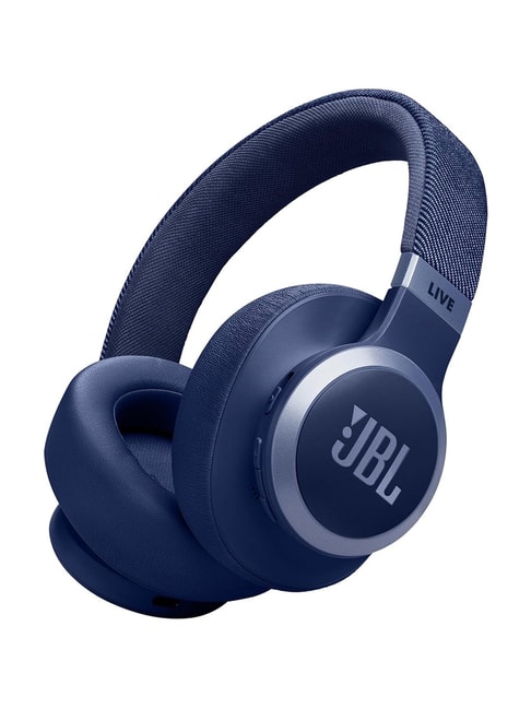 JBL Live 770NC Over Ear Wireless Headphones with Noise Cancellation &amp; 65Hrs Playtime (Blue)