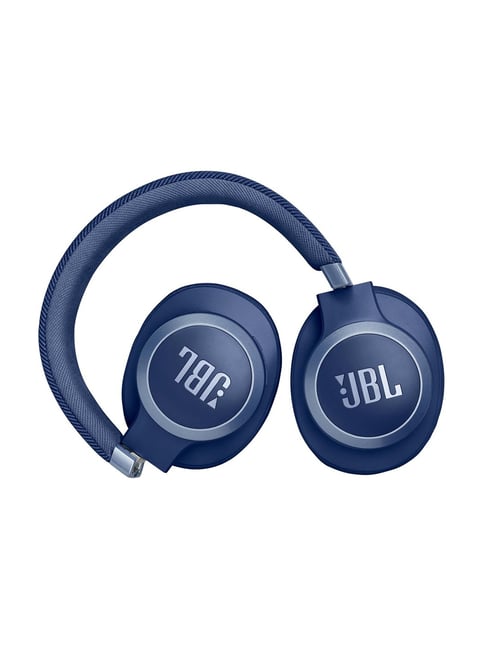 Buy JBL Live 770NC Over Ear Wireless Headphones (Blue) Online At