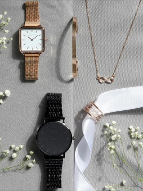 Joker & WItch JWGS82 Analog watch for Couples with Bracelet, Necklace & Ring-picture-15