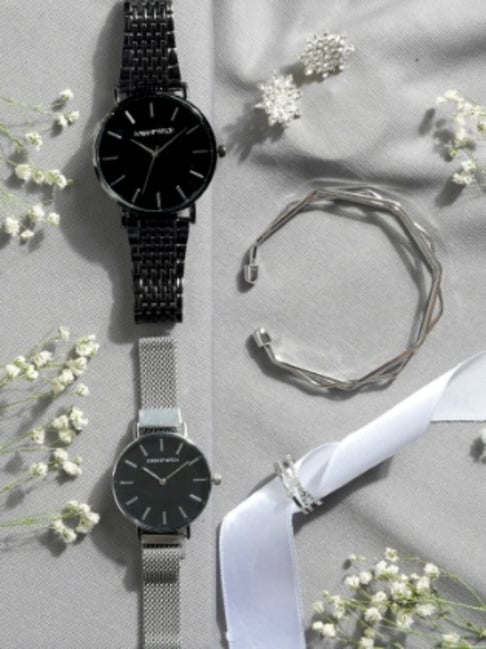 Joker & WItch JWGS67 Analog watch for Couples with Bracelet, Necklace, Earring & Ring-picture-30